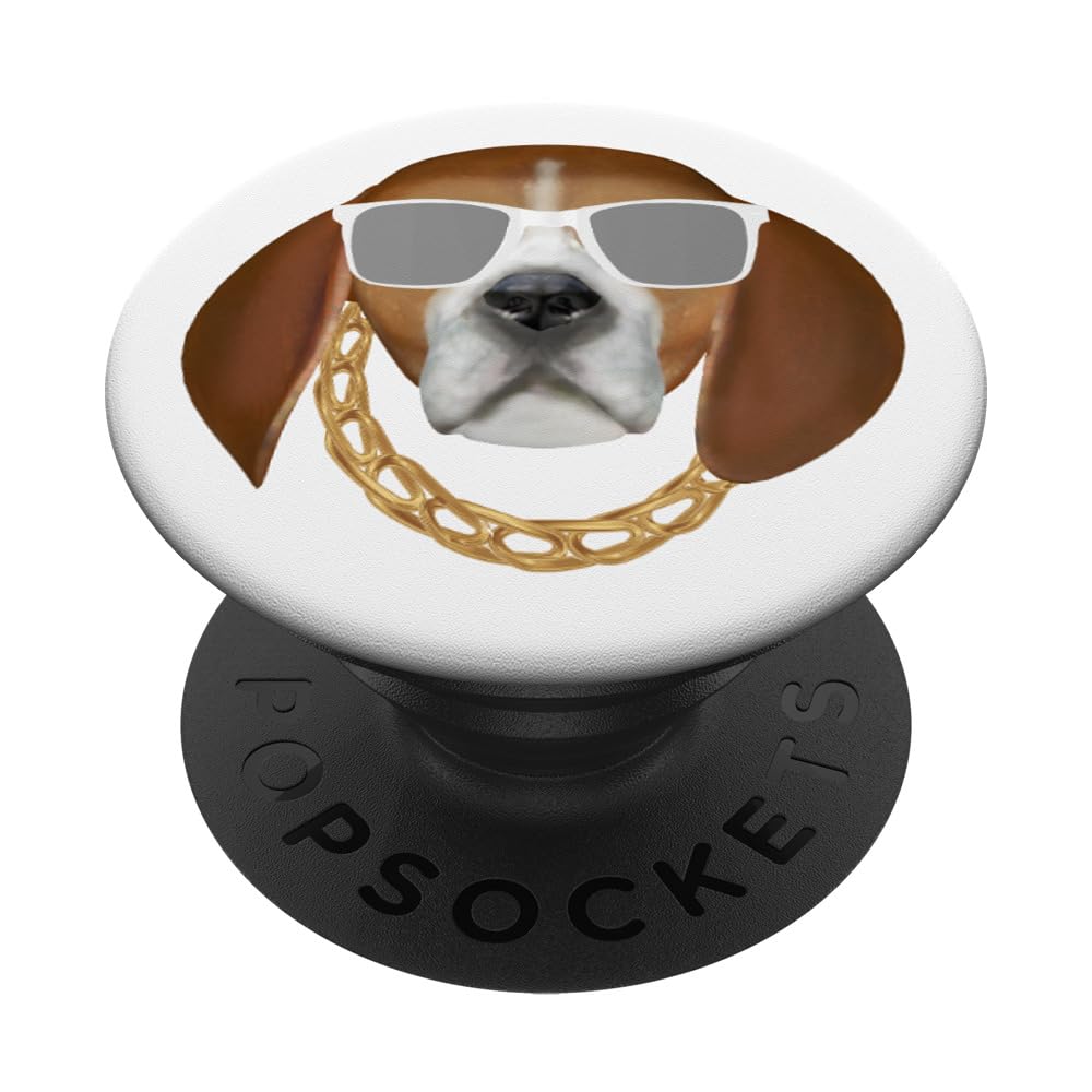 Funny Beagle Design PopSockets - Standard PopGrip for Dog Lovers | Perfect Gift for Beagle Moms & Dads | Great for Phones, Tablets & Daily Use