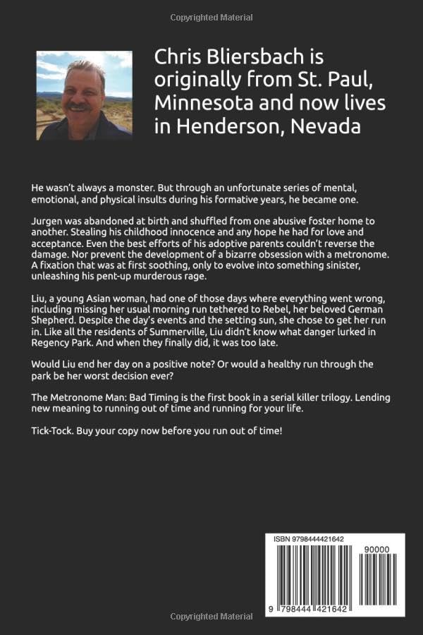The Metronome Man: Bad Timing - Book 1 of The Metronome Man Series | Serial Killer Thriller Novel | Perfect for Mystery Lovers & Crime Fiction Fans