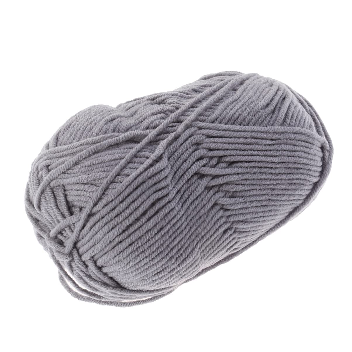 FAVOMOTO Chunky Yarn 50g - Soft Cotton Yarn Cone for Crochet & Knitting - Hand-Woven Chunky Wool Yarn for Sweaters, Hats, Scarves - DIY Craft Yarn for Men & Women (Dark Grey) - Perfect for Winter Projects & Yarn Storage