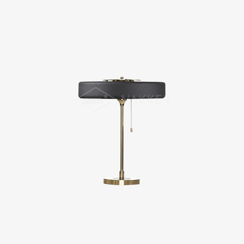 Revolve Table Lamp - Modern LED Nightstand Light with Adjustable Brightness for Bedroom, Living Room & Office
