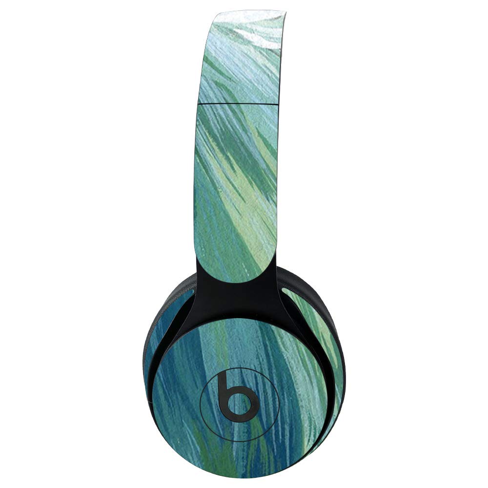 MightySkins Protective Vinyl Decal Wrap Cover for Beats Solo Pro Wireless Headphones - Cyclone Wave Design | Durable, Easy to Apply & Remove | Made in USA | Perfect for Travel, Workouts & Daily Use