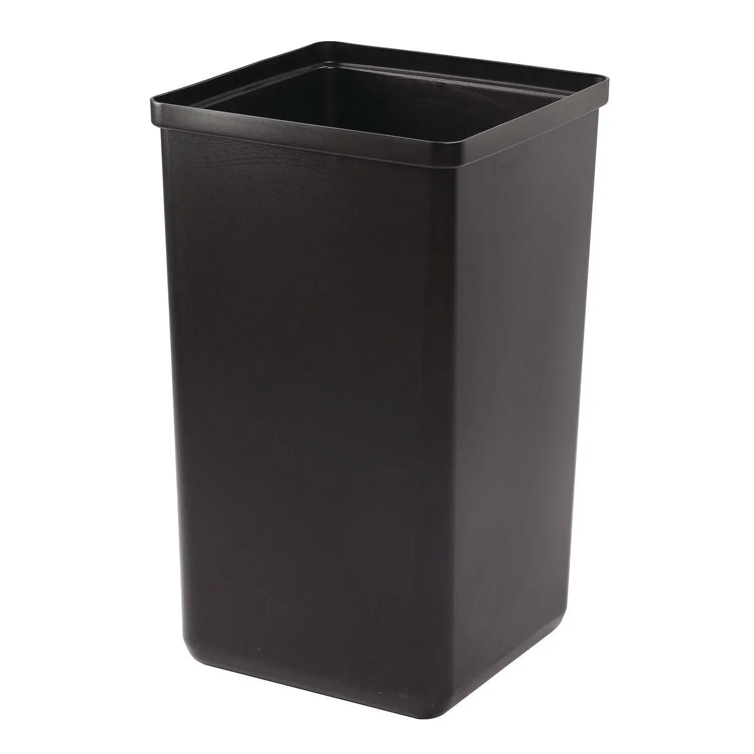 Alpine Industries 29 Gallon Trash & Recycling Cans Set - Steel Waste Bins with Square Lids (Blue Recycling, Green Compost, Black Trash) for Kitchen, Office & Outdoor Use