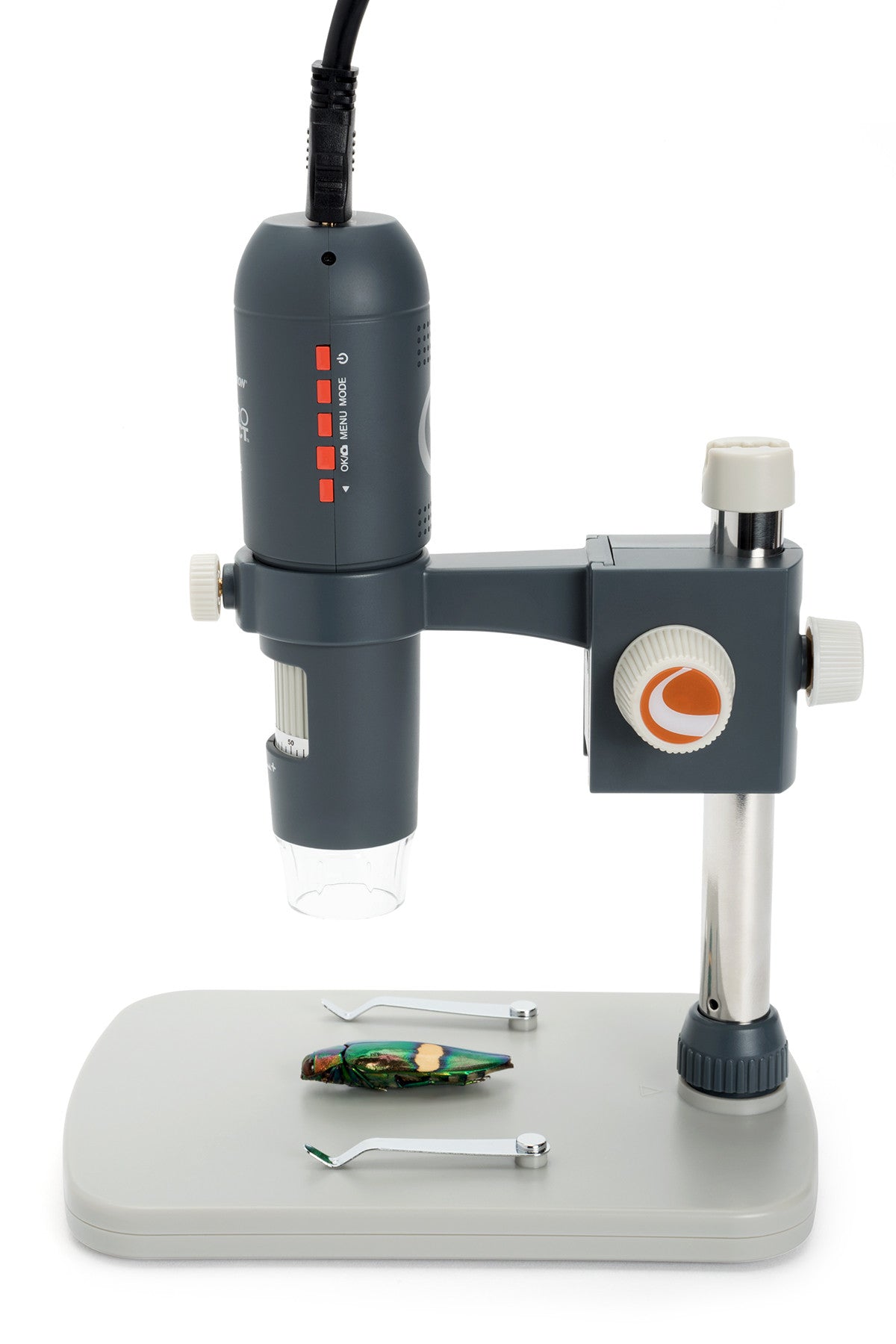 MicroDirect 1080P HDMI Handheld Digital Microscope with 50X-1000X Magnification - Ideal for Coin Collecting, Jewelry Inspection & PCB Repair