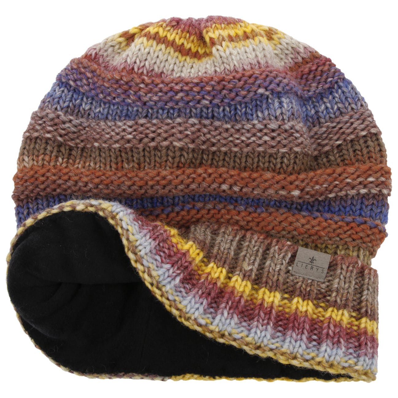 Lierys Bernardo Beanie - Fleece-Lined Winter Hat with Foldable Cuff for Men & Women - Perfect for Skiing, Snowboarding & Cold Weather Outdoor Activities