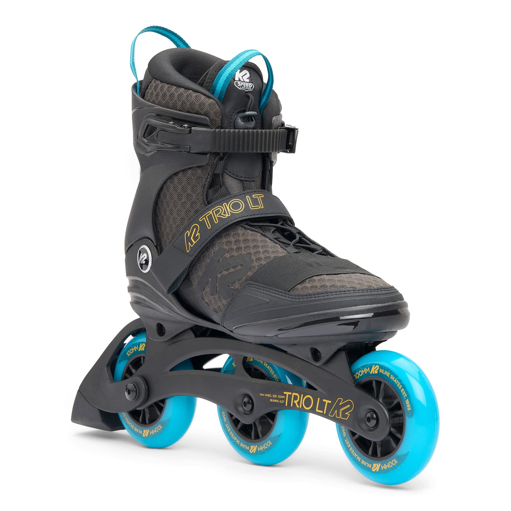 K2 Trio LT 100 Men's Urban Inline Skates - High-Performance Rollerblades for Fitness, Commuting & City Skating