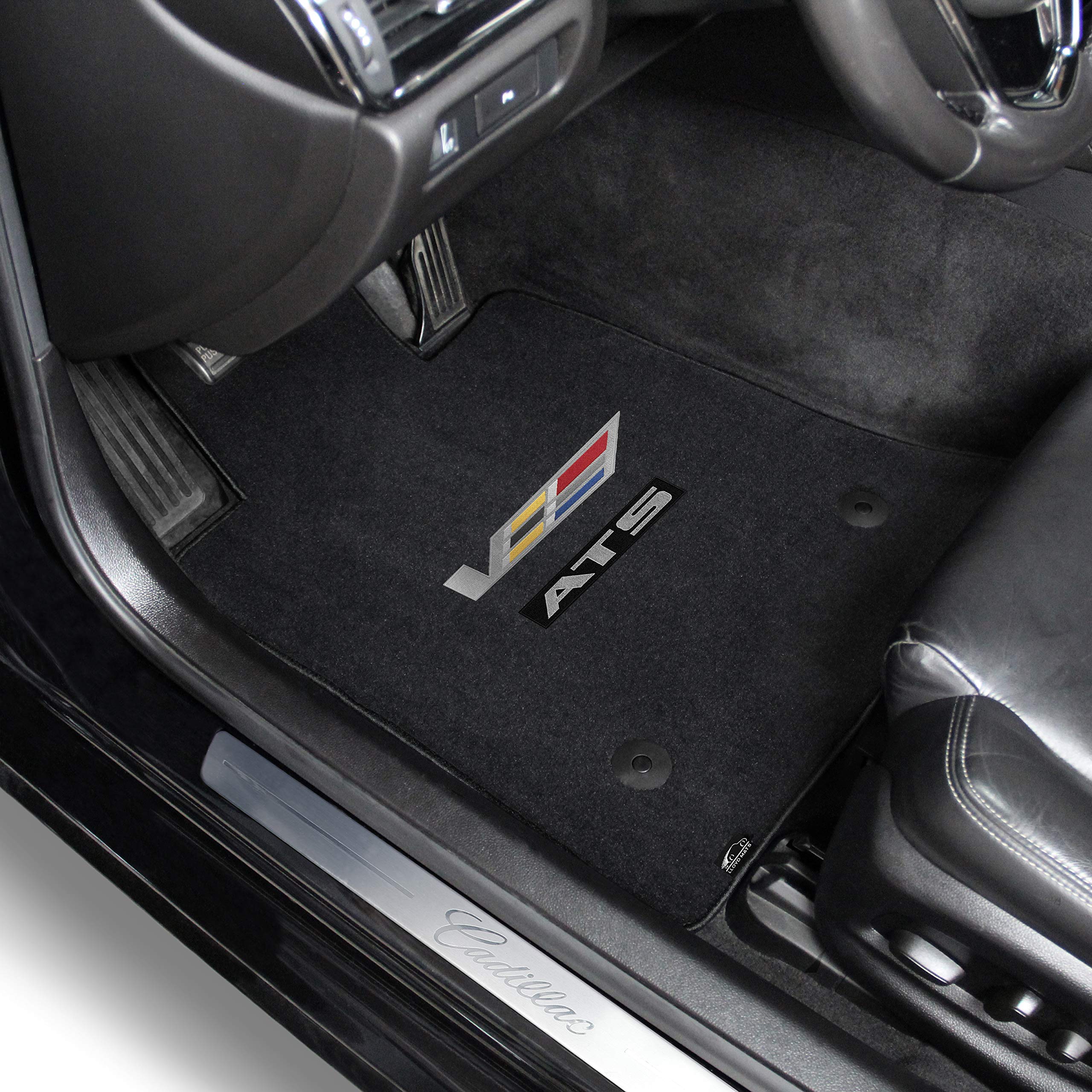 Premium Custom-Fit Carpet Floor Mats for Cadillac ATS-V Coupe 2017-2019 - Luxury Car Floor Liners (2-Piece Set, Charcoal) | Perfect for Daily Commuting & Road Trips