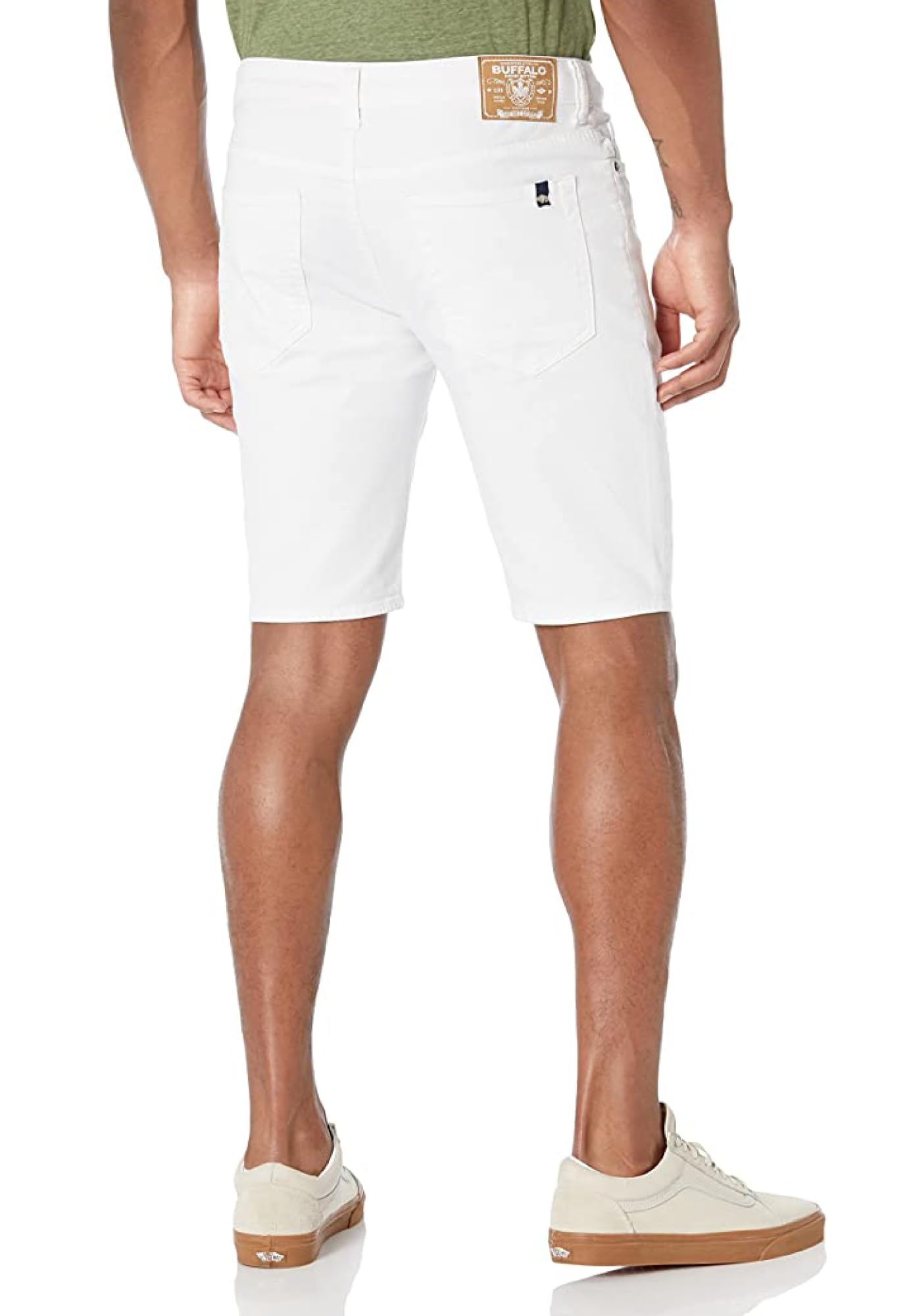 Buffalo David Bitton Men's Slim Fit Parker Denim Shorts - Stylish & Comfortable Casual Wear for Summer, Beach, and Outdoor Activities
