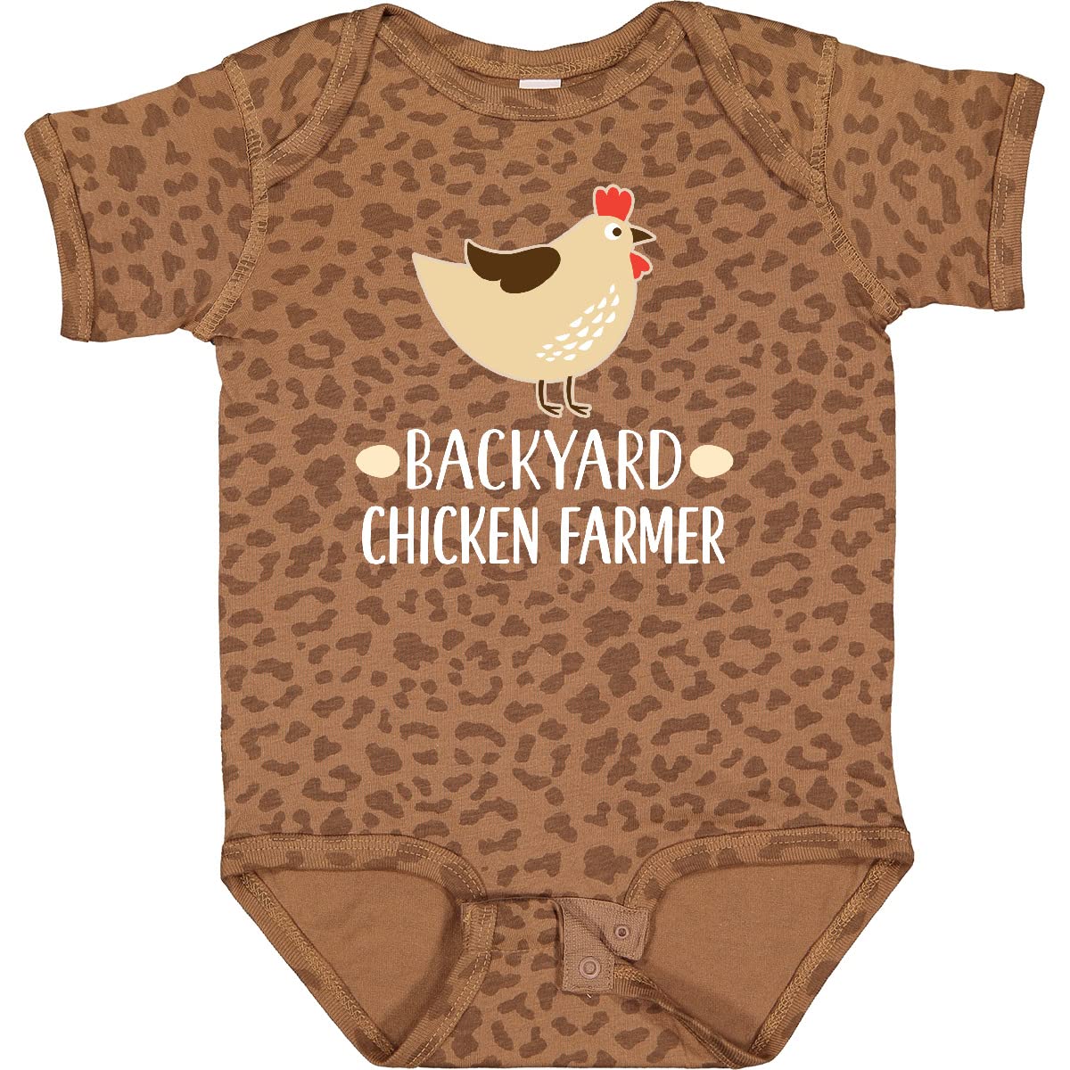 Inktastic Backyard Chicken Farmer Baby Bodysuit - Cute Farm Animal Onesie for Newborns & Infants - Perfect for Farm-Themed Parties, Photo Shoots & Everyday Wear