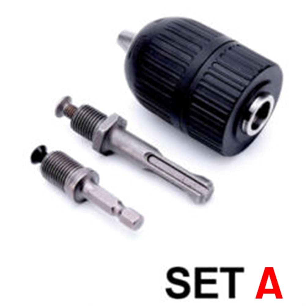 Replacement Drill Chuck with SDS Adapter for M.C Drills - Compatible with 2mm-13mm Bits (Type B) | Perfect for Masonry Drilling, Construction & DIY Projects