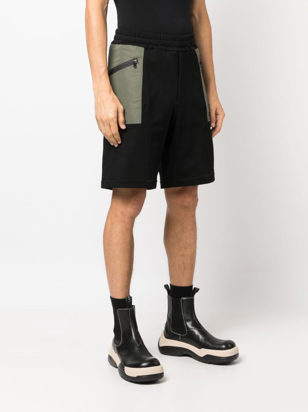 Alexander McQueen Black Shorts for Men | High-Quality Designer Shorts for Summer, Casual Wear & Street Style