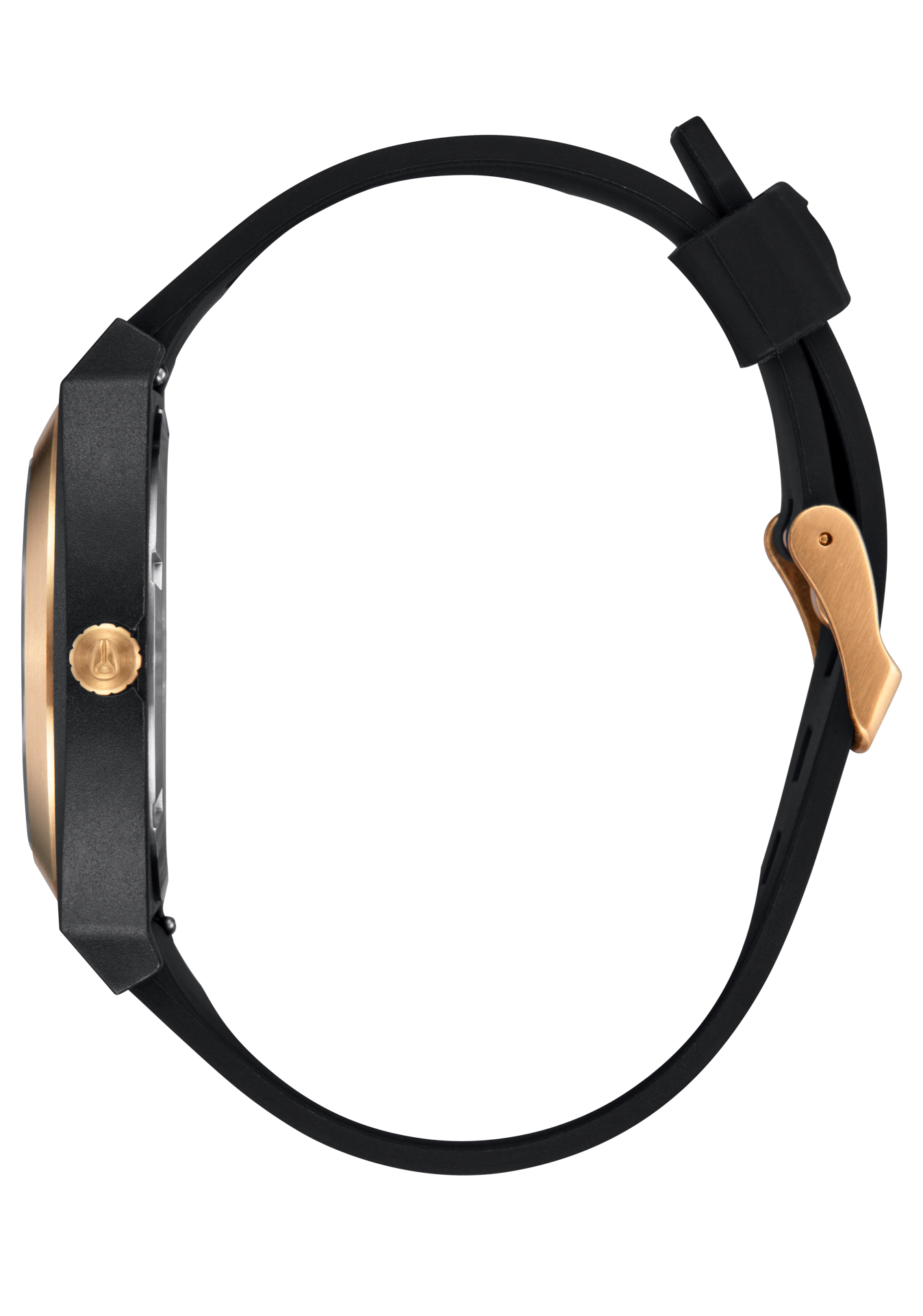 Time Teller OPP Watch - Black & Matte Gold Luxury Watch for Men | Perfect for Business, Formal Events & Everyday Wear