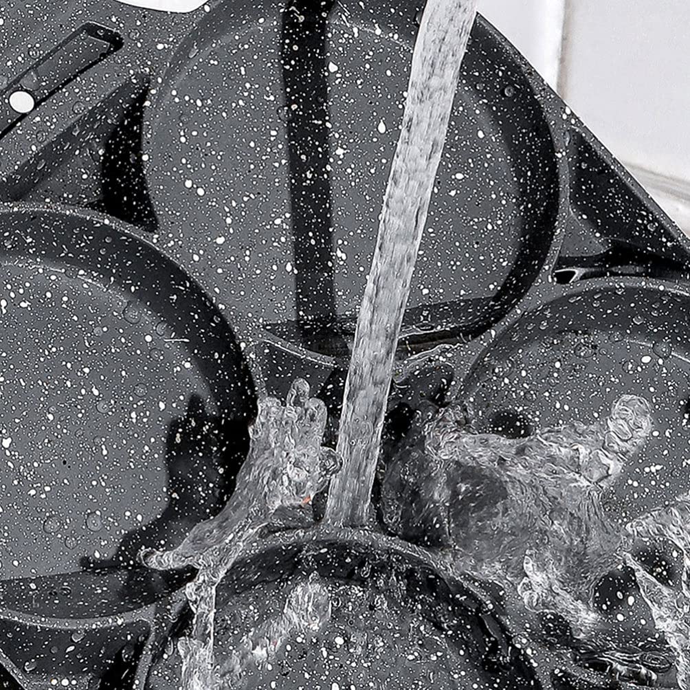Non-Stick Aluminum Egg Frying Pan - Omelet Skillet for Perfect Fried Eggs, Pancakes & Breakfast - Induction & Gas Stove Compatible - Ideal for Cooking Breakfast, Sandwiches, Burgers & More
