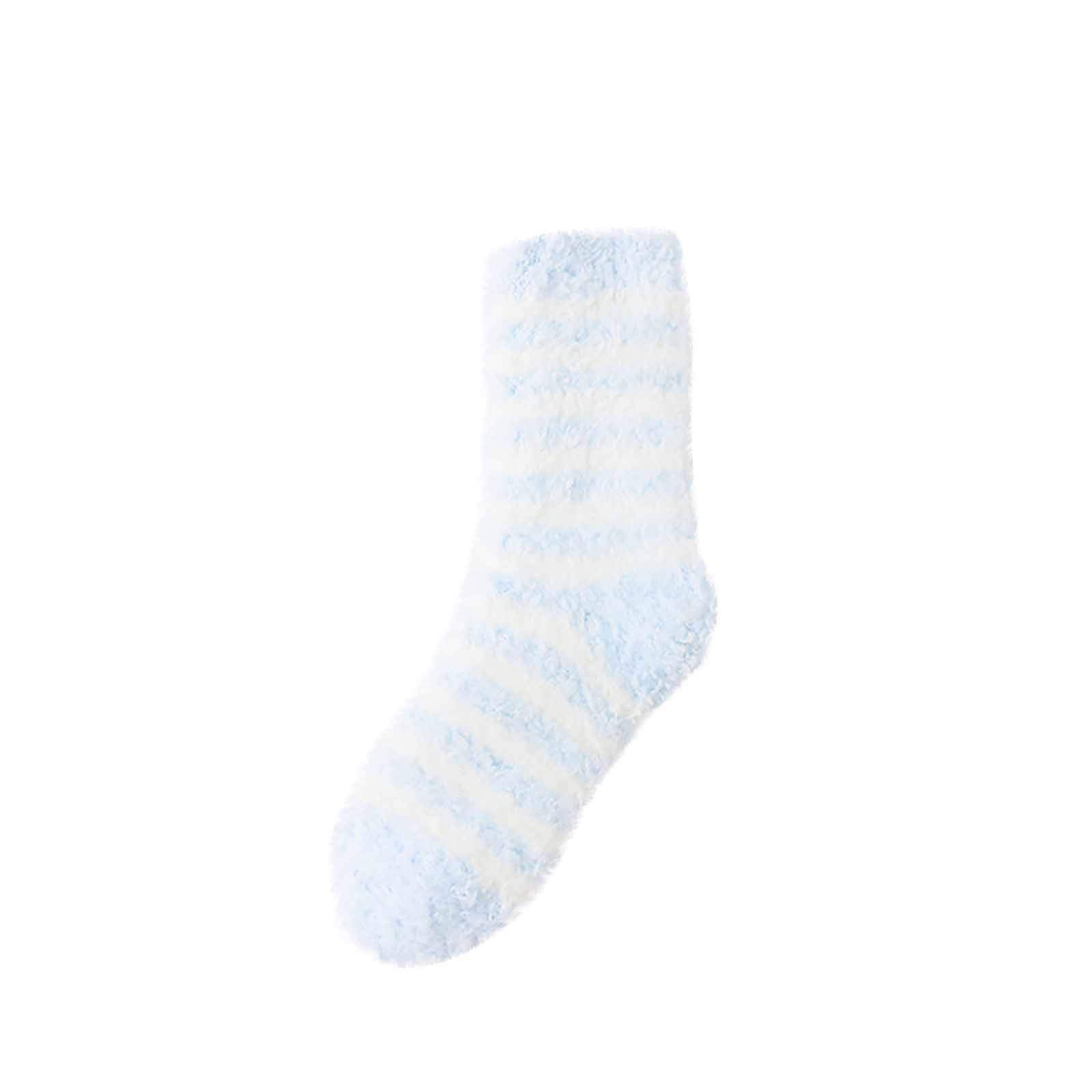 Women's Fleece-Lined Winter Socks - Ultra Soft & Super Cozy Warm Fuzzy Floor Socks for Cold Weather - Perfect for Home, Office & Lounging