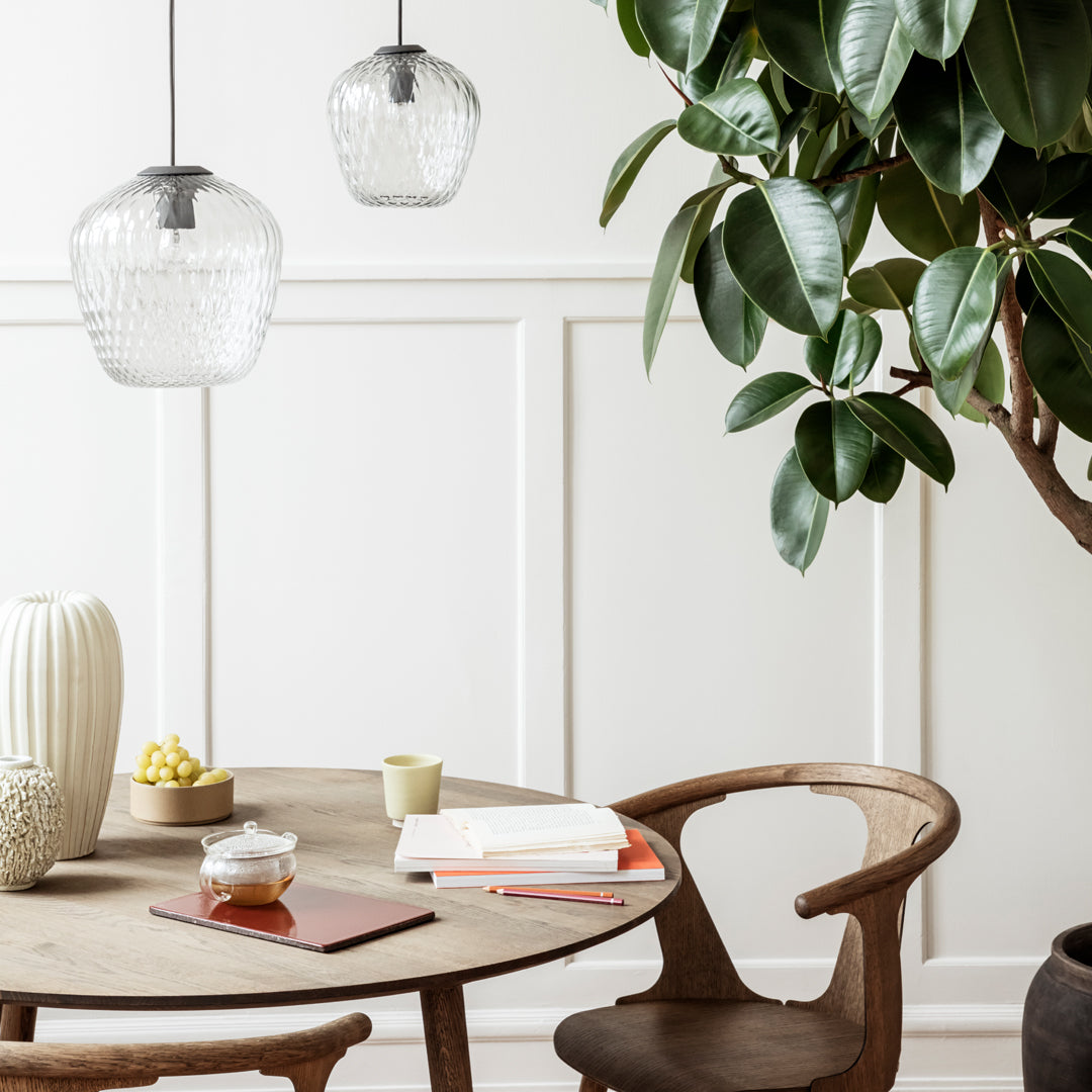 Blown SW3 Pendant Light - Modern Glass Hanging Fixture for Dining Room, Kitchen Island & Bedroom Decor