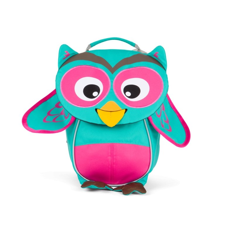Affenzahn Small Olivia Owl Backpack for Kids - Cute Animal Themed School Bag for Boys & Girls - Perfect for Preschool, Daycare & Travel Adventures