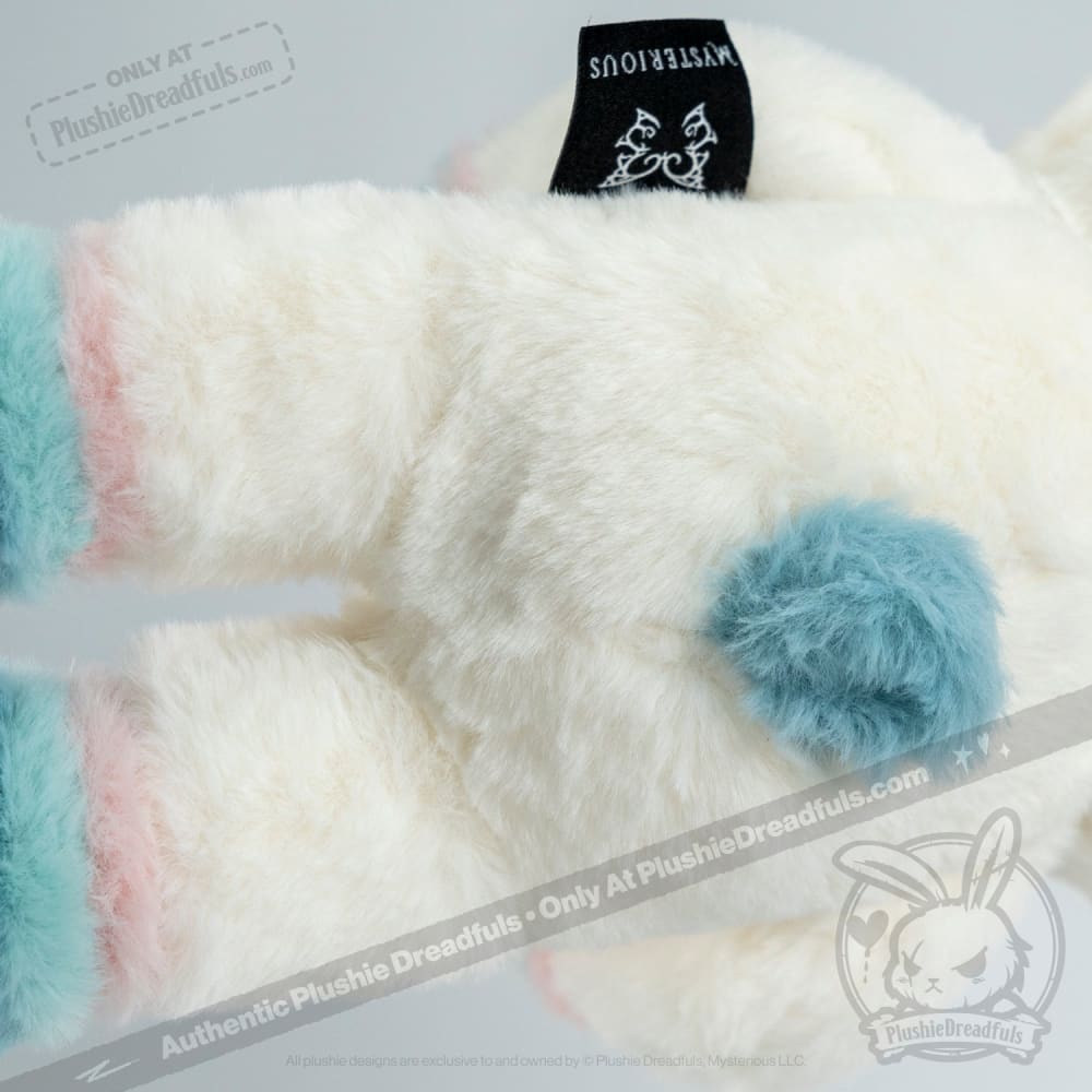 Plushie Dreadfuls Cancer Rabbit - Soft Stuffed Animal Toy for Comfort & Awareness | Chemo Gift, Hospital Companion, Cancer Support