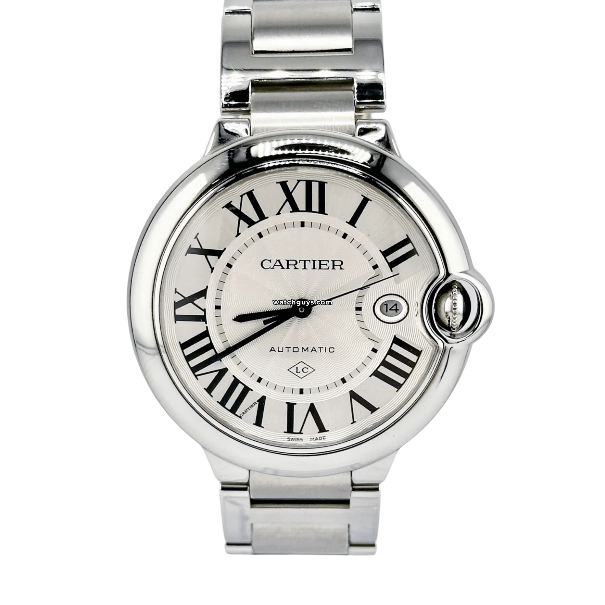 Cartier Ballon Bleu 42mm Automatic Men's Watch - 3765 Stainless Steel Luxury Timepiece for Business & Formal Occasions
