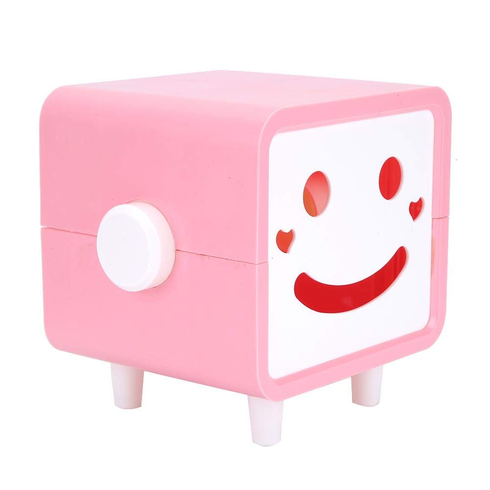 Decorative Square Tissue Box Cover - Cute Pink Tissue Dispenser Holder for Bathroom, Bedroom, Office & Car | Home Decor & Gift Idea