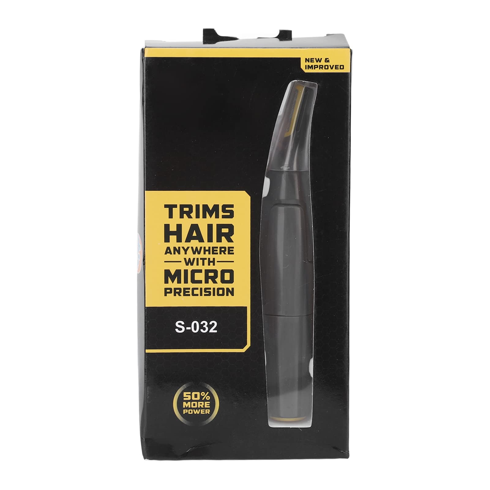 Men's Electric Trimmer with Detachable Washable Cutter & Double Blades - Low Noise Rechargeable Shaver for Beard, Body & Hair Removal - Perfect for Travel, Home & Gym Use