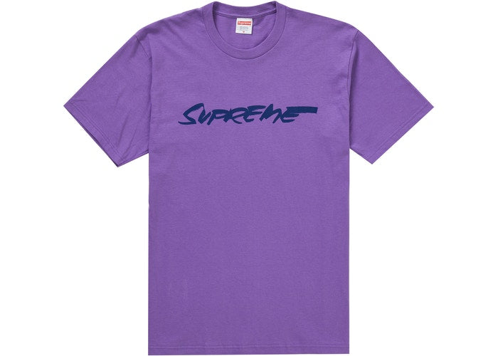 Supreme Futura Logo T-Shirt - Purple Cotton Streetwear Tee for Men & Women | Perfect for Casual Wear, Street Style & Urban Fashion