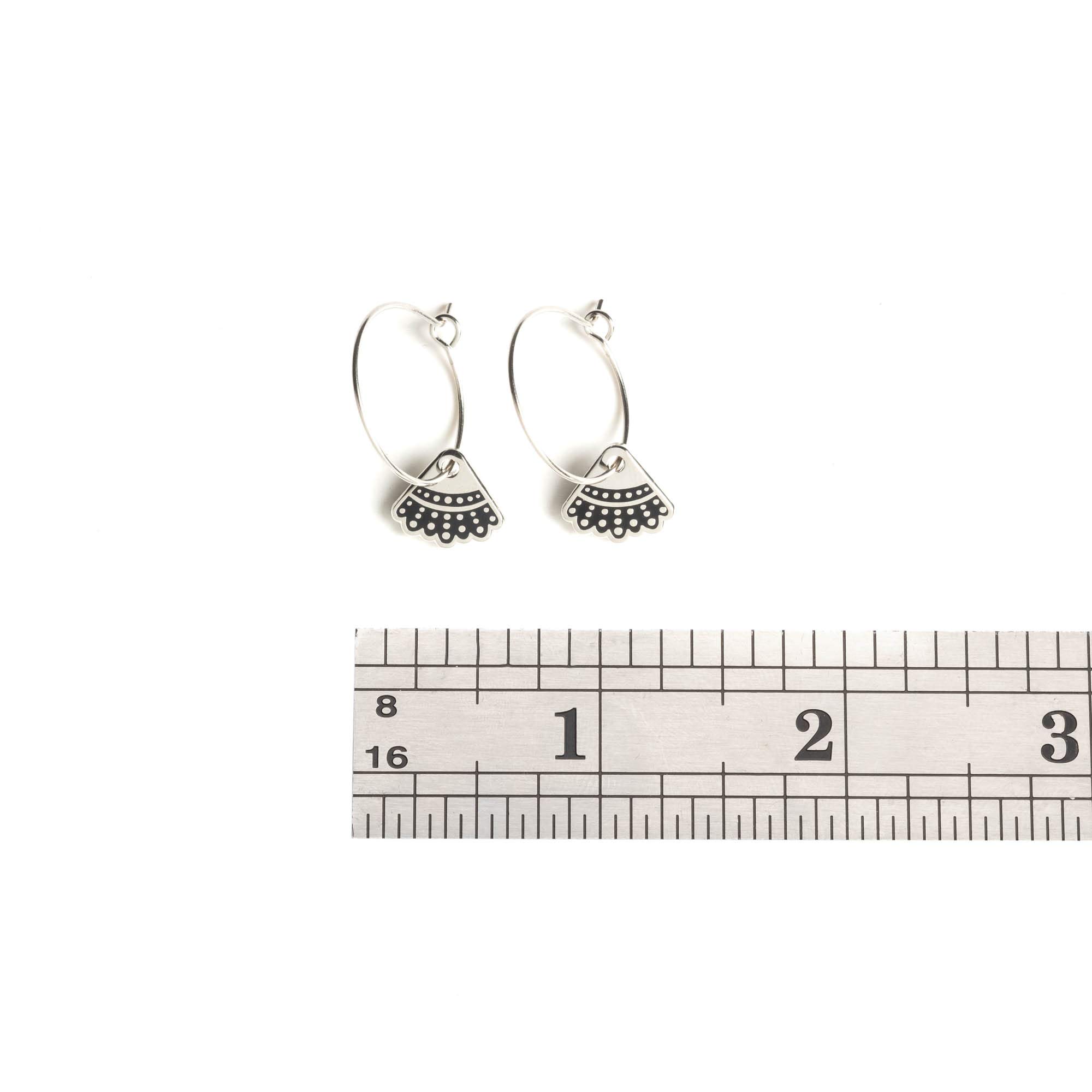 RBG Dissent Collar Earrings for Women - Silvertone Chandelier, Stud, Dangle Drop, Hook & Hoop Charm Jewelry | Ruth Bader Ginsburg Inspired | Perfect for Courtroom, Feminist Events & Political Gatherings