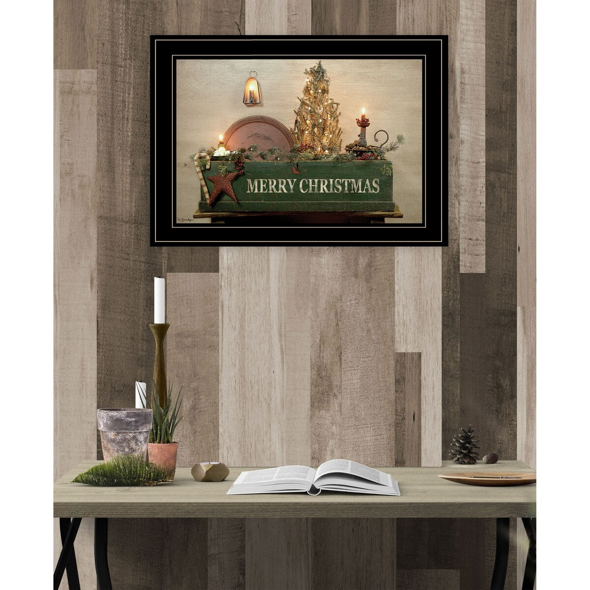 Amazing Grace by Susie Boyer - Ready to Hang Framed Wall Art Print with Black Frame - Perfect for Home, Office & Church Decor