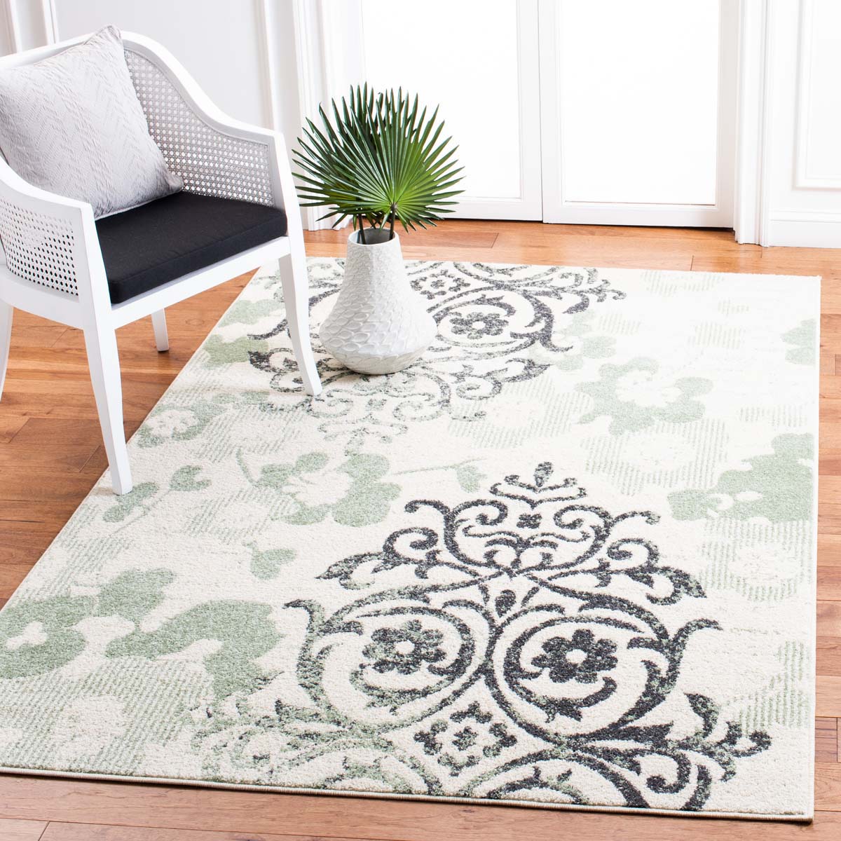 Safavieh ADR114 Adirondack Ivory Area Rug - Soft & Durable Handmade Wool Rug for Living Room, Bedroom, Dining Room - Perfect for Home Decor & Cozy Spaces