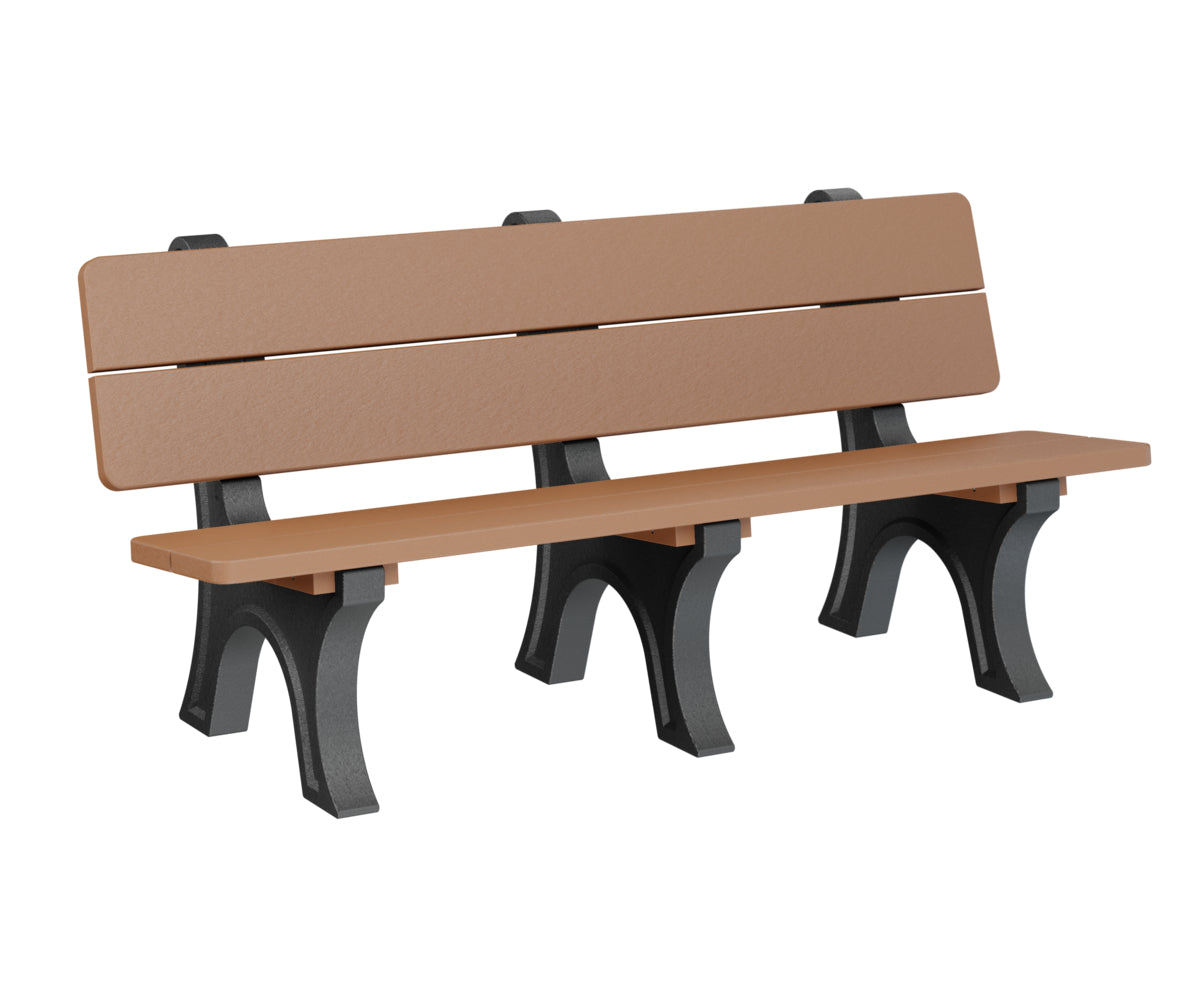 Berlin Gardens Park Bench - Durable Outdoor Wooden Bench for Garden, Patio & Backyard - Perfect for Relaxing, Picnics & Outdoor Gatherings