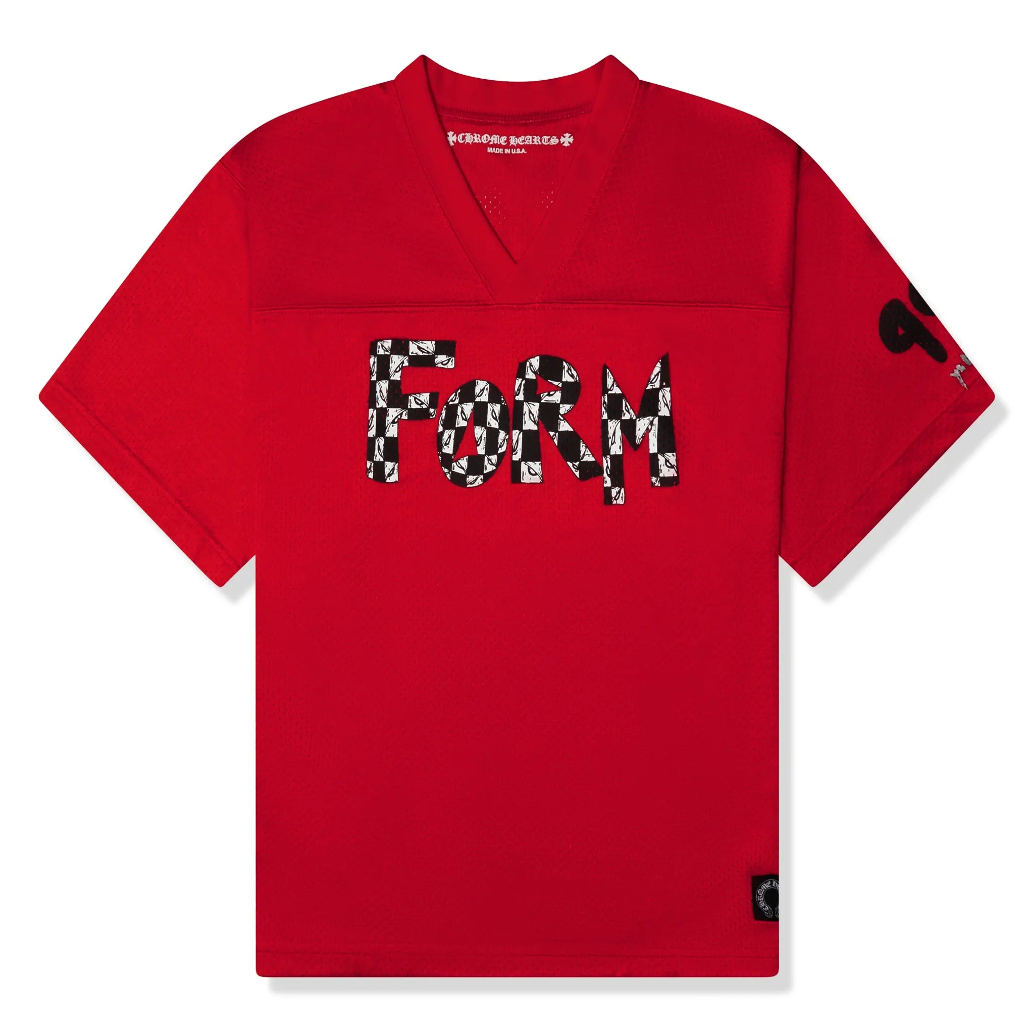 Chrome Hearts Matty Boy Form Stadium Mesh Red Jersey - Stylish & Comfortable for Streetwear, Casual Outfits & Sports Events