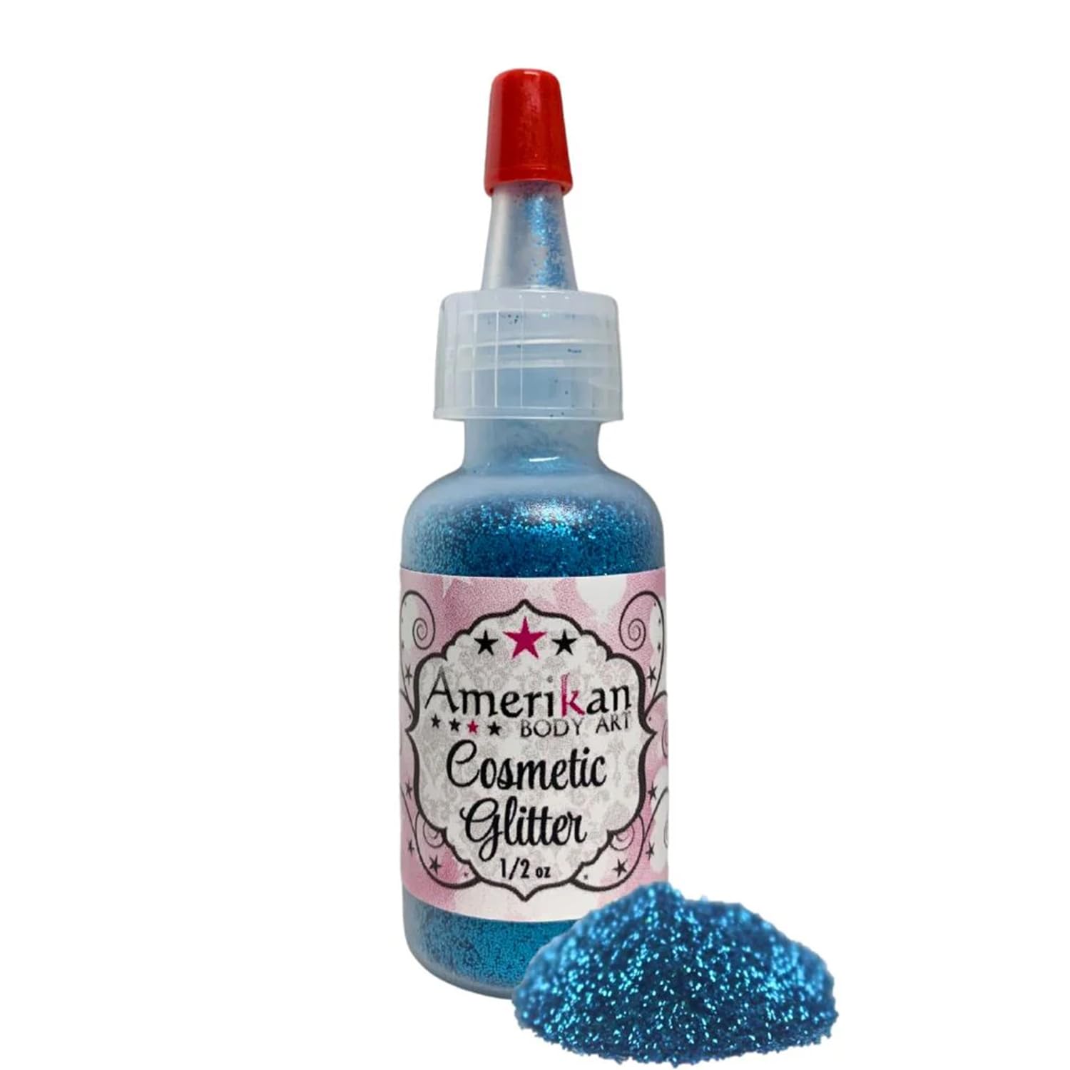 Royal Blue Opaque Glitter for Body Art - 0.5 oz | Professional Cosmetic Grade | Perfect for Face Painting, Nail Art & Festival Makeup