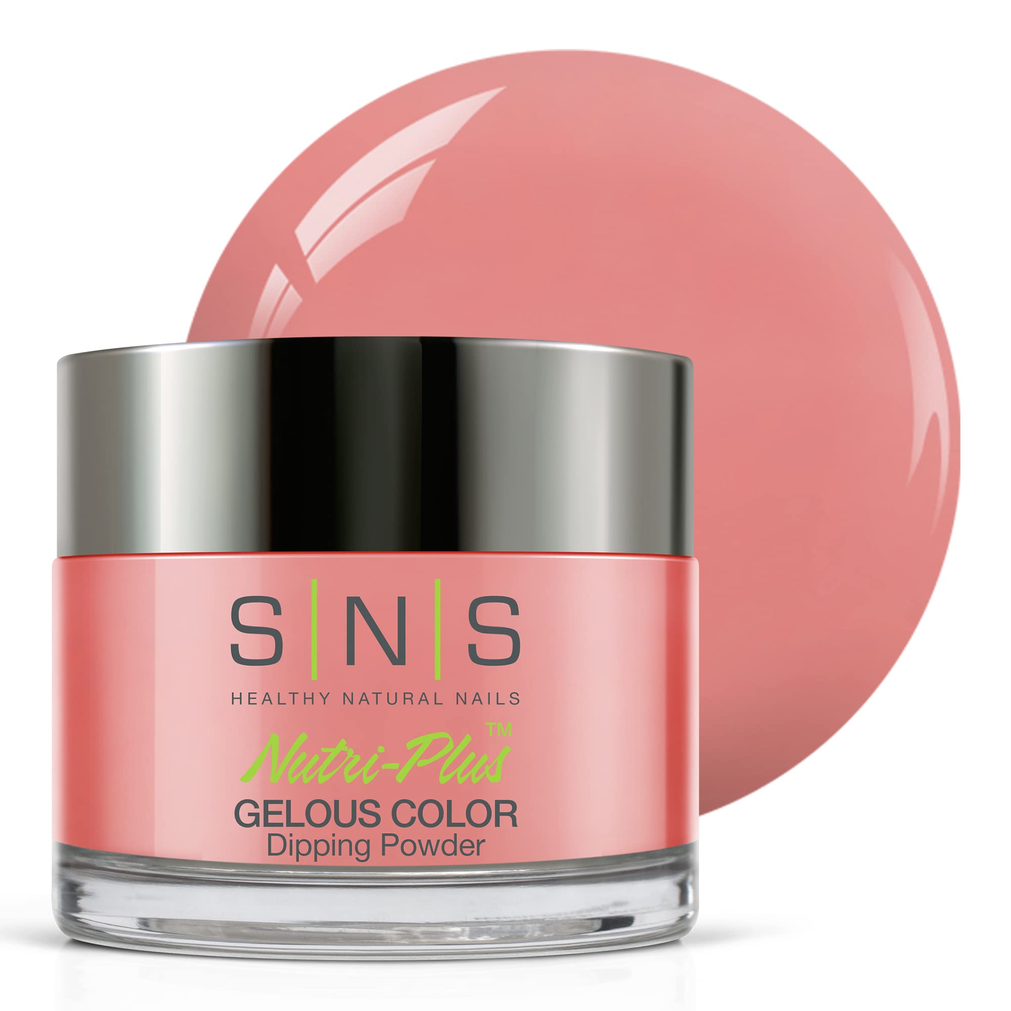 SNS Nail Dip Powder - Be My Baby Pink Peach Tan - Long Lasting 14 Days Acrylic Nail Color - Low Odor No UV Lamp Needed - 1oz - Perfect for Home Manicures, Salon Nails & DIY Nail Art
