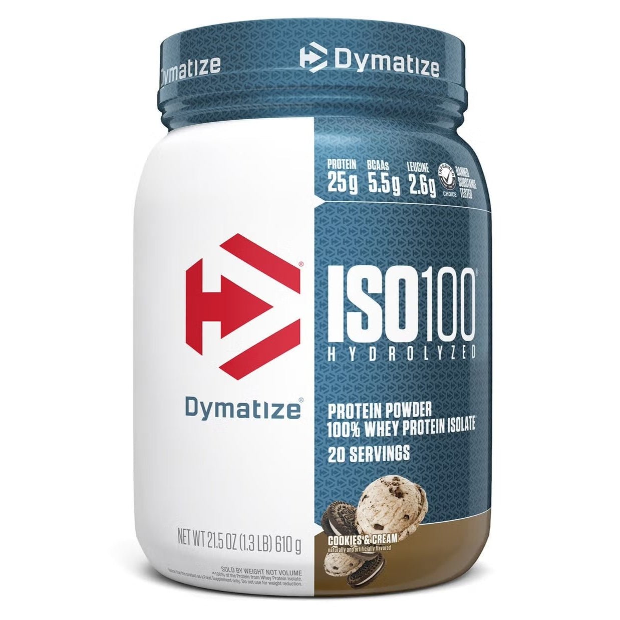 Dymatize ISO 100 Hydrolyzed Whey Protein Powder - Fast Absorption for Post-Workout Recovery & Muscle Growth