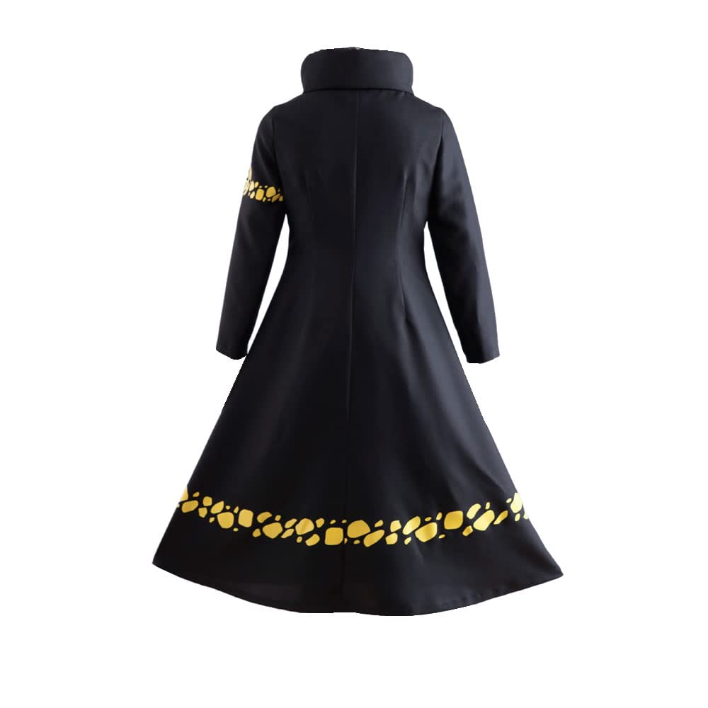 Trafalgar Law Coat Cosplay Costume - Anime One Piece Replica Jacket for Halloween & Comic Con | Premium Quality Cosplay Outfit for Fans & Collectors