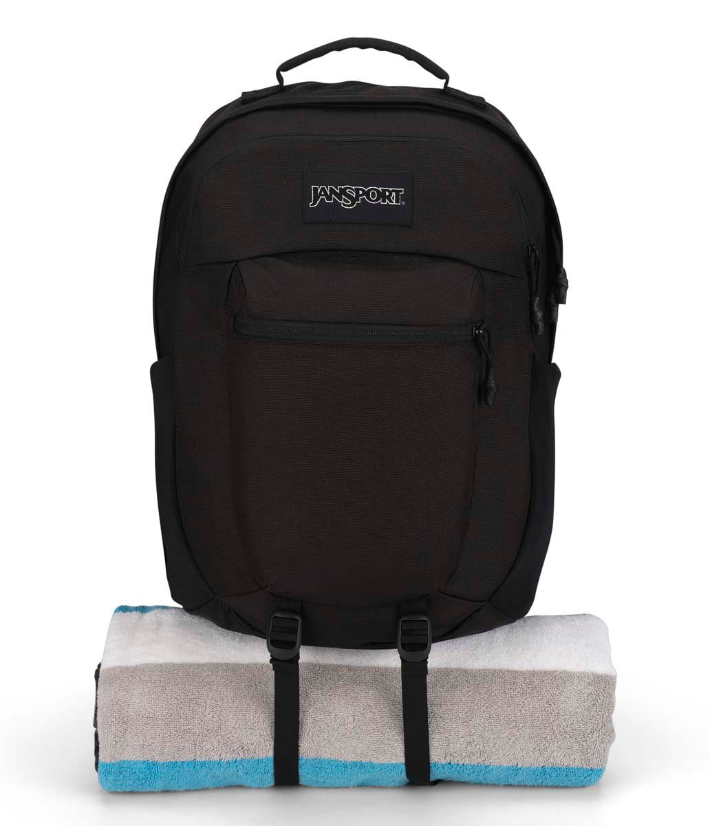 JanSport Journey Pack Backpack - Lightweight Durable Laptop Backpack for School, Travel & Work - Black | Perfect for College Students, Commuters & Outdoor Adventures