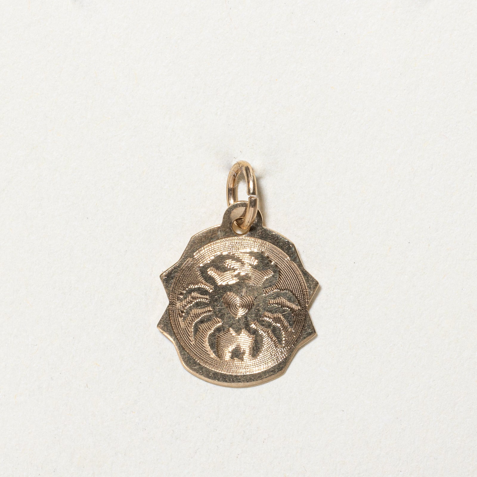 10K Yellow Gold Cancer Zodiac Pendant Necklace - Elegant Horoscope Jewelry Gift for Women | Perfect for Birthdays, Anniversaries & Astrology Lovers