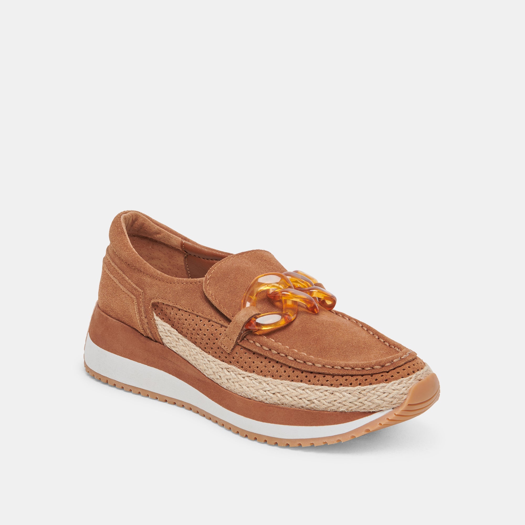 JADAH PECAN SUEDE SNEAKERS - Comfortable Women's Casual Shoes for Walking, Running & Everyday Wear | Breathable & Lightweight Design for Work, Travel & Outdoor Activities