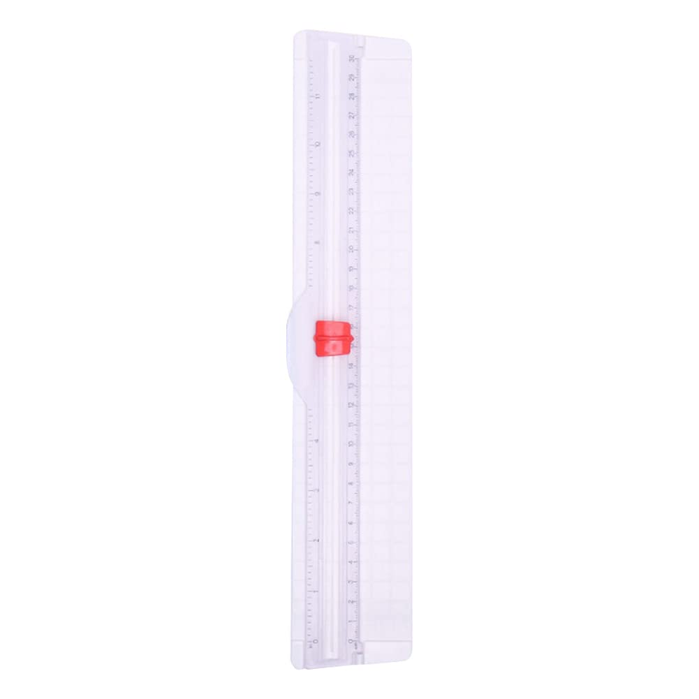 Portable Mini Paper Cutter Trimmer for Cardstock, Photos & Labels - Precision Craft Cutter with Ruler for Scrapbooking, Office, Home & School Use | Perfect for DIY Projects, Card Making & Photo Studio Work