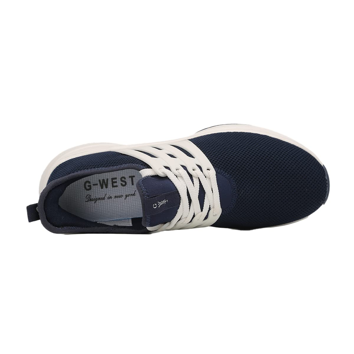 G WEST Men's Crown Athletic Shoes - Lightweight Running Sneakers for Men with Cushioned Support - Perfect for Jogging, Gym Workouts & Casual Wear