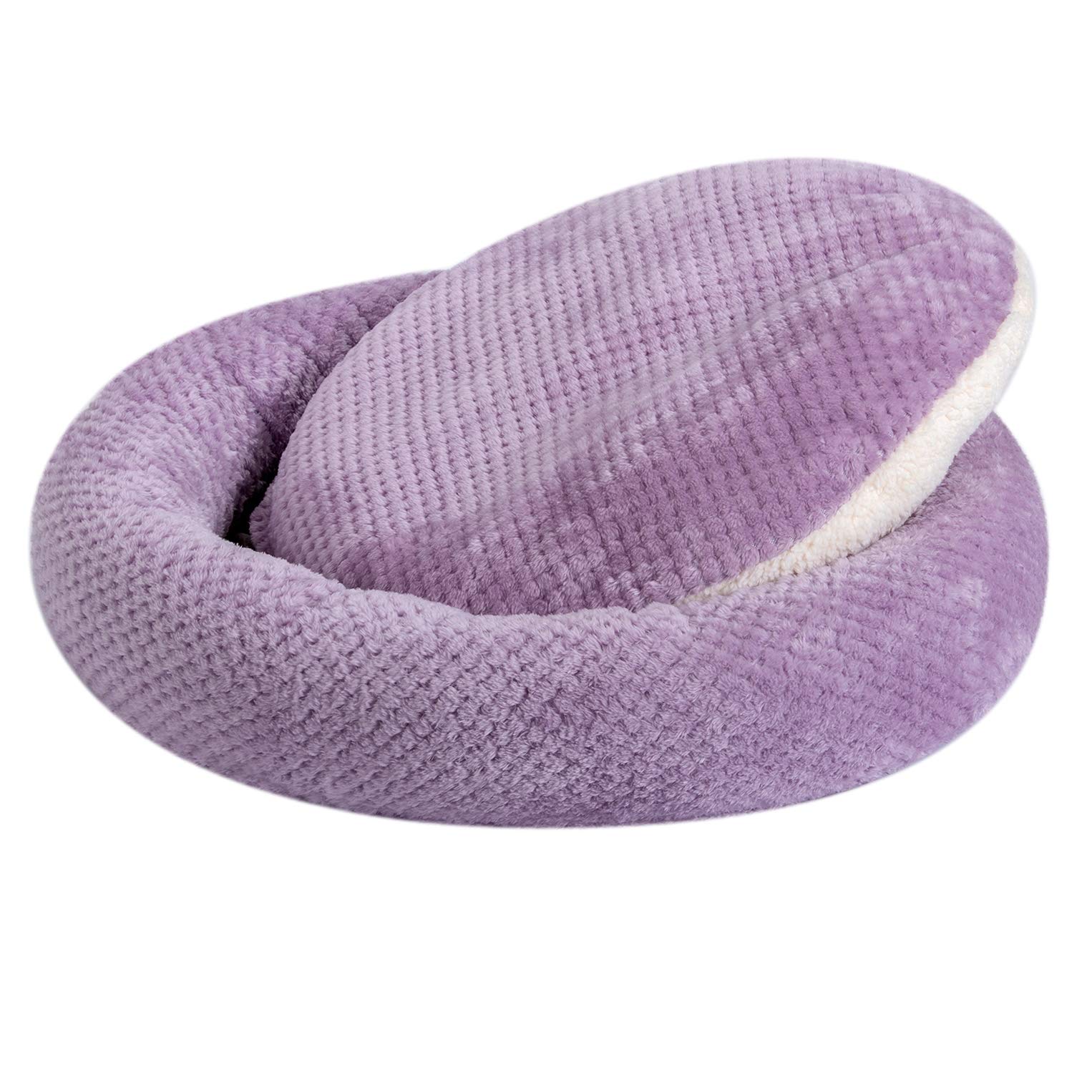 WONDER MIRACLE Fuzzy Deluxe Pet Bed - Super Soft Plush Dog & Cat Bed for Crates, Washable & Durable (24