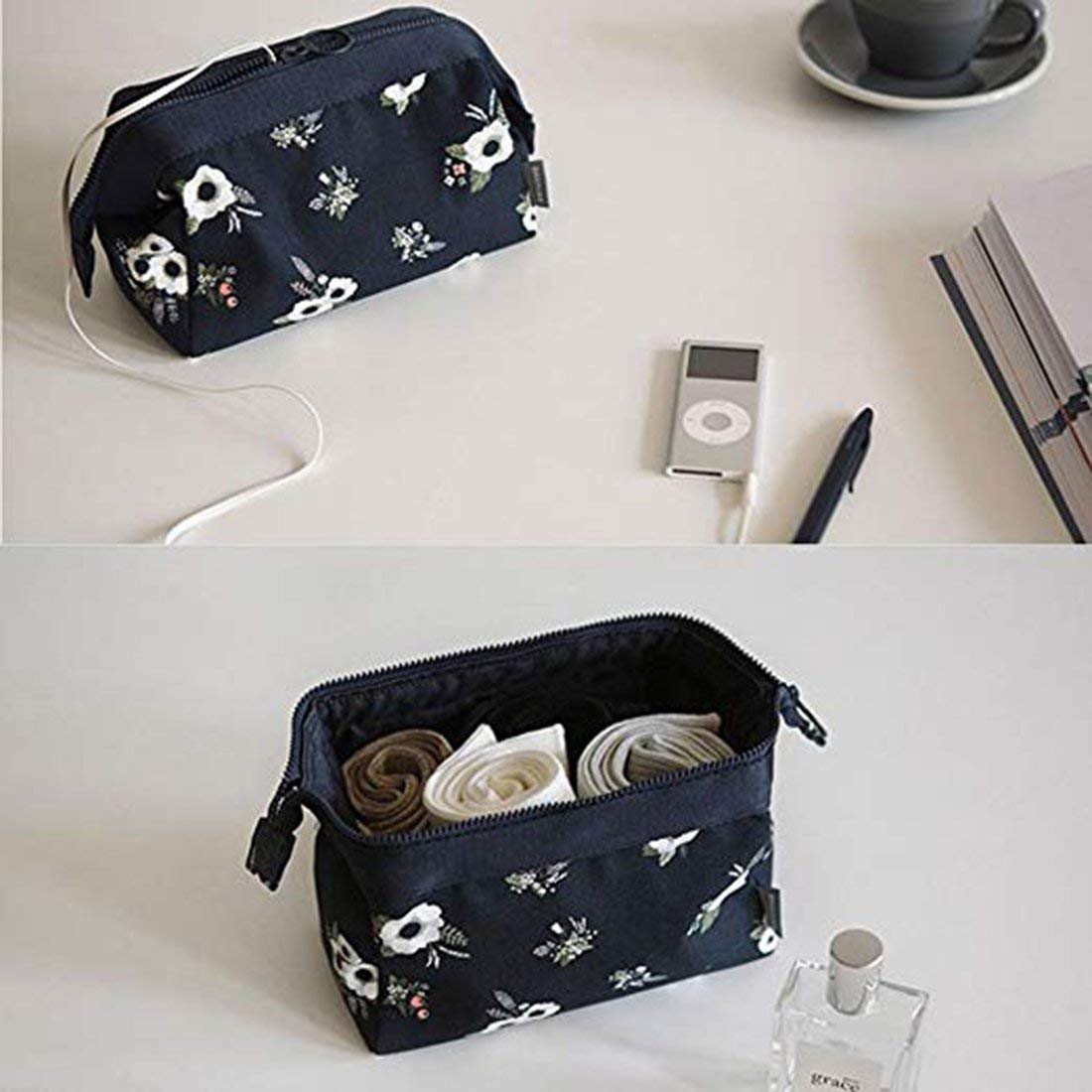 TREXEE Travel Toiletry Bag - Waterproof Makeup Organizer & Cosmetic Case with Multiple Pockets - Perfect for Travel, Gym, Camping & Home Storage (Multicolor)