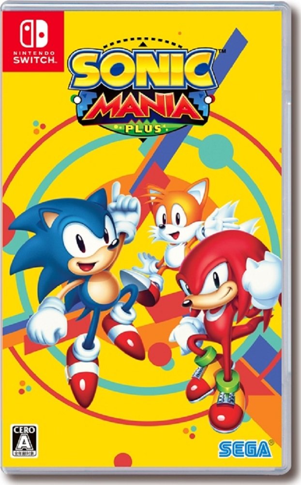 Sega Sonic Mania Plus - Nintendo Switch Game (Japanese Import, Region Free) - Fast-Paced Platform Adventure for All Ages