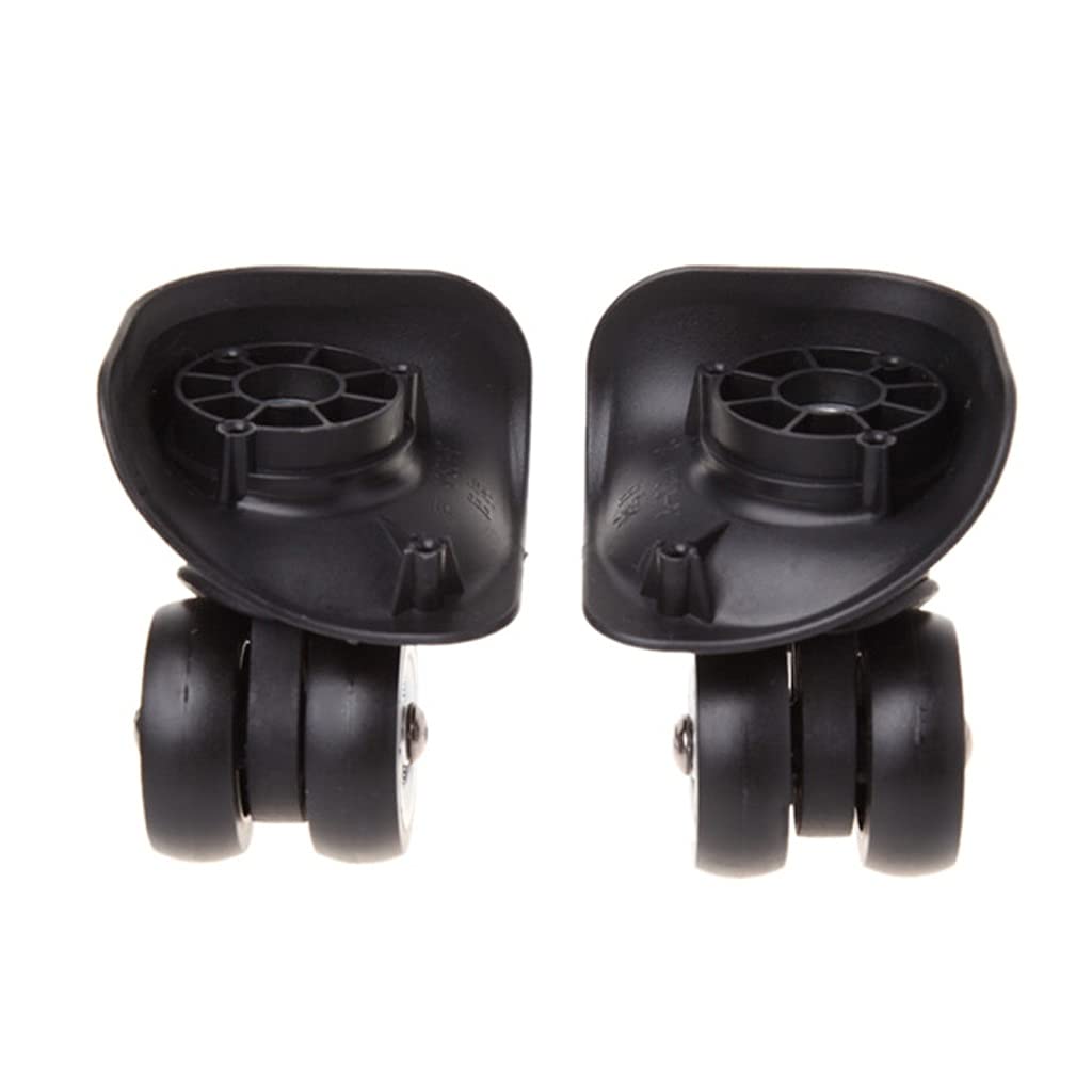 TJLSS 2-Pack Universal 360° Swivel Wheels for Suitcases & Luggage - Replacement Trolley Wheels (Size S) - Perfect for Travel, Business Trips & Airport Use