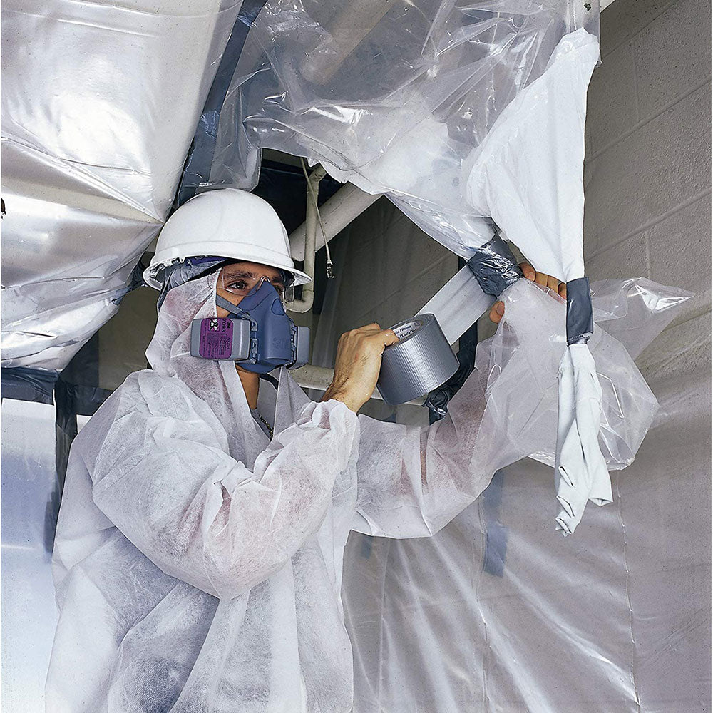 3M 37082 7502 Medium Half Facepiece Respirator - Reusable Safety Mask for Painting, Woodworking & Construction Work - NIOSH Approved for Dust & Chemical Protection