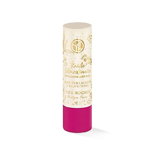 Yves Rocher Shea Butter Lip Balm for Dry Lips - Moisturizing & Nourishing Lip Care, 4.8g/0.17oz - Perfect for Winter, Travel & Daily Hydration