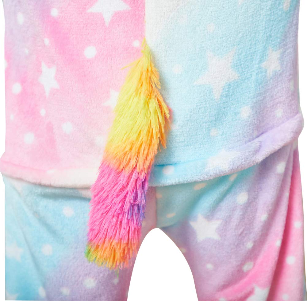 Unicorn Onesie Costume for Adults & Kids - Soft Animal Pajamas for Halloween Cosplay, Christmas Party, Sleepwear & Loungewear