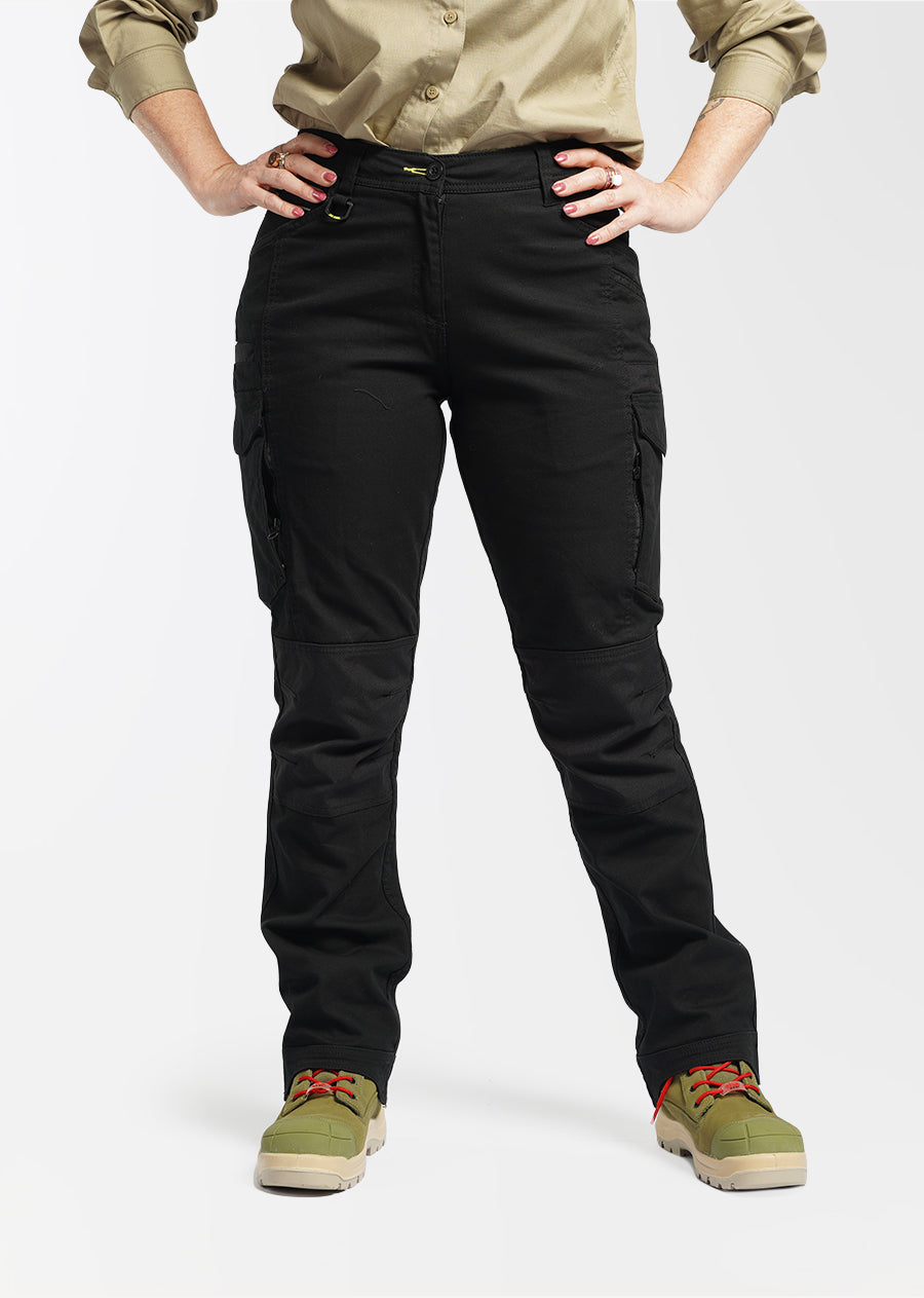 Flex and Move™ Women's Cargo Pants - Comfortable Stretch Workout & Travel Pants for Hiking, Yoga, and Outdoor Activities
