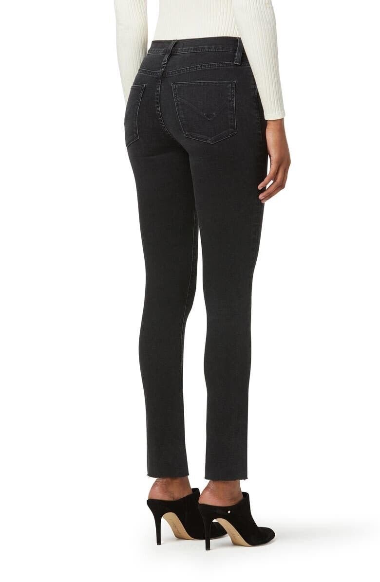 HUDSON Women's Barbara High Rise Super Skinny Ankle Jeans - Stretch Denim Pants for Casual Wear & Night Out