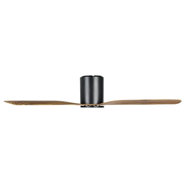 Eglo Iluka 52 Inch DC Ceiling Fan with Remote Control - Black Wood Blades - Energy Efficient Quiet Operation for Bedroom, Living Room & Outdoor Spaces
