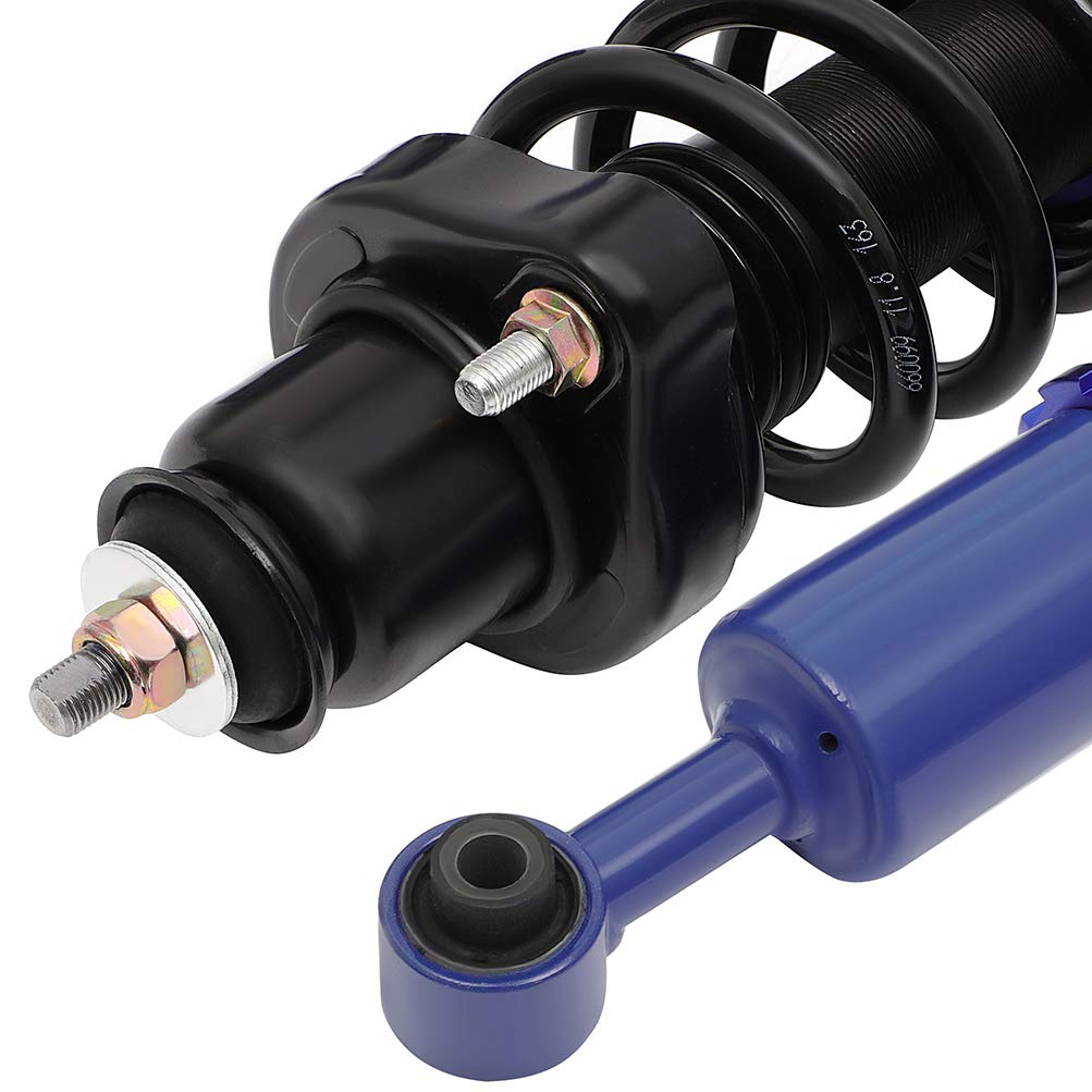 ECCPP Adjustable Height Coilover Suspension Kit - Blue Coil Spring Shocks for 2002-2006 Mitsubishi Lancer | Performance Upgrade for Street Racing & Off-Road Driving