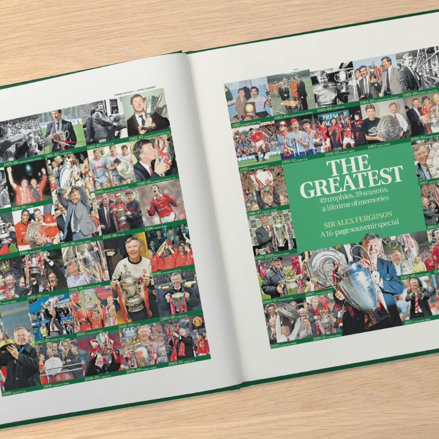 Premium Personalized Special Edition Football Newspaper Book - Unique Gift for Sports Fans - Perfect for Birthdays, Anniversaries & Memorabilia Collectors